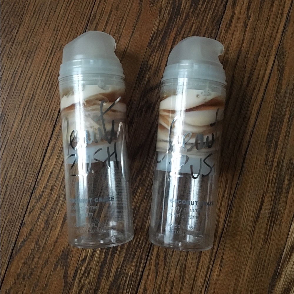 Beauty Rush Coconut Craze body glimmer swirl cream